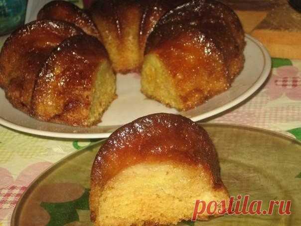 Мандариновый пирог без муки