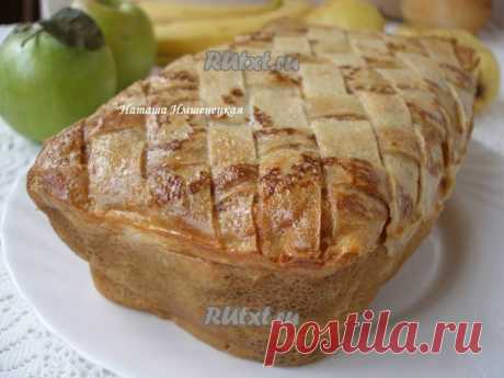 Блинный пирог с грибами и мясом, как альтернатива обычным блинчикам с мясной начинкой..