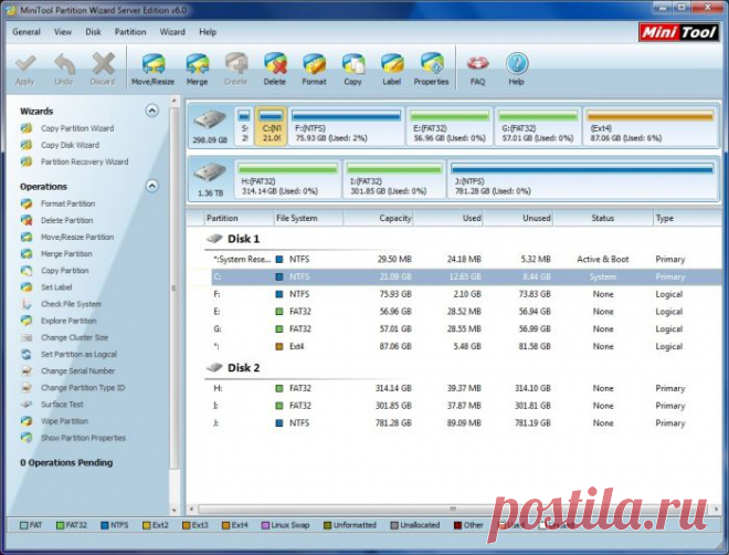 Как убрать "Зарезервировано системой" (диск) в Windows 7