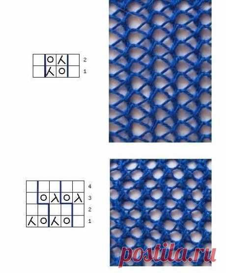 Варианты вязаных сеточек