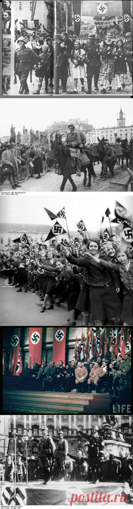 Аншлюс нацистской Германии с Австрией 1938 года | Фотохронограф