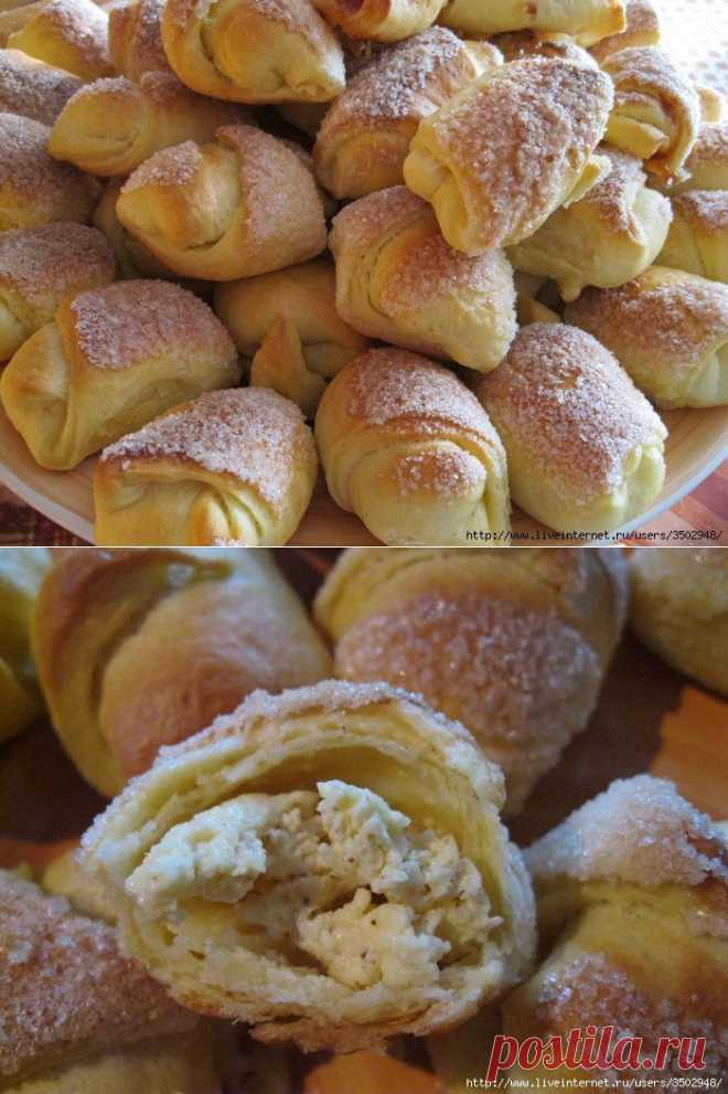 Рогалики на кислом молоке