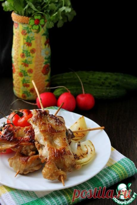 Шашлык из куриных бедрышек - кулинарный рецепт