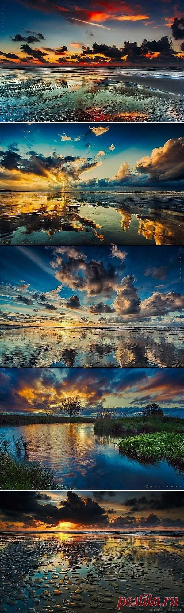 Волшебные облака и водная гладь