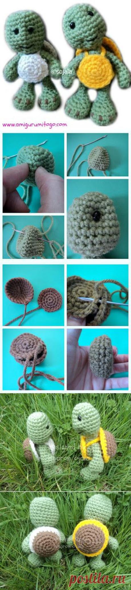 Little Bigfoot Turtle Free Crochet Pattern ~ Amigurumi To Go