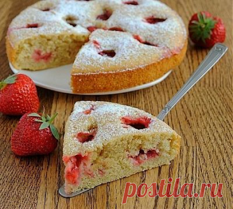 Итальянский клубничный пирог - ЖУРНАЛ СО ВКУСОМ