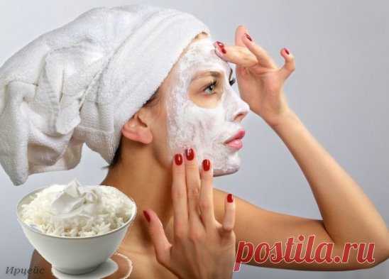 Рисовая маска для лица