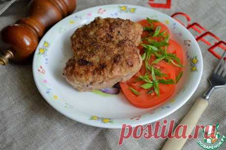 Сливочные говяжьи котлеты Кулинарный рецепт