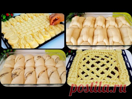 ТОП 4 БОЛЬШИЕ СДОБНЫЕ ПИРОГИ. КАК КРАСИВО УКРАСИТЬ ПИРОГИ/ВОЗДУШНЫЕ ПЫШНЫЕ ПИРОГИ К ЧАЮ/MAZZALI.