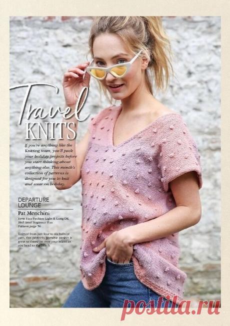 Летнее ассорти из связанных спицами моделей + описание | Хобби и развлечения | Яндекс Дзен