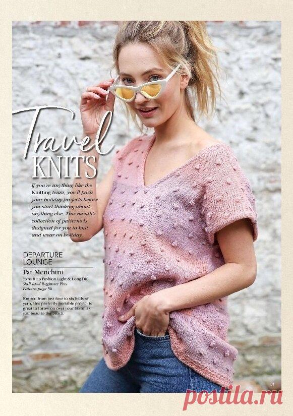 Летнее ассорти из связанных спицами моделей + описание | Хобби и развлечения | Яндекс Дзен