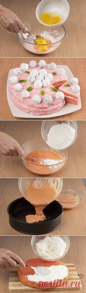 Торт "Розовый бархат":