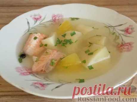 Рецепт: Суп из форели с картофелем на RussianFood.com