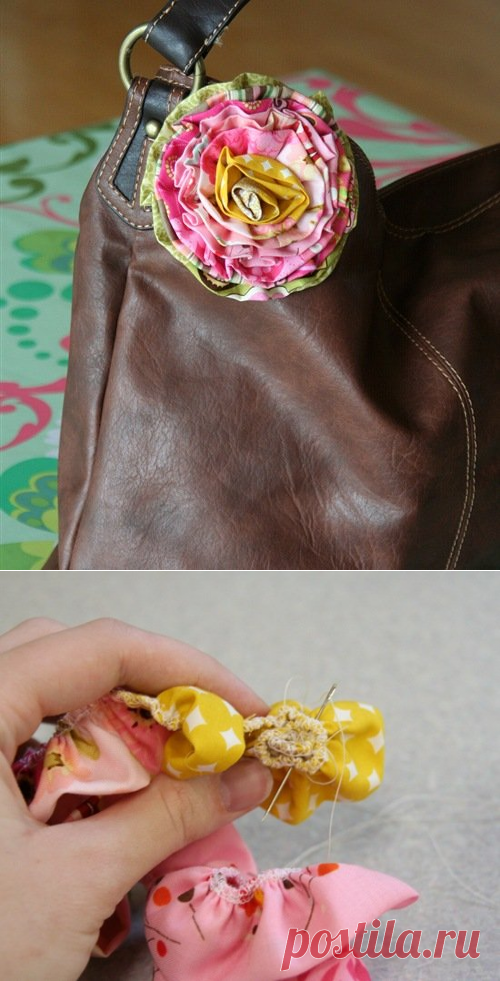 Цветы из ткани своими руками, мастер класс / Цветы из ткани, крючком, своими руками, мастер классы. Канзаши / КлуКлу. Рукоделие - бисероплетение, квиллинг, вышивка крестом, вязание