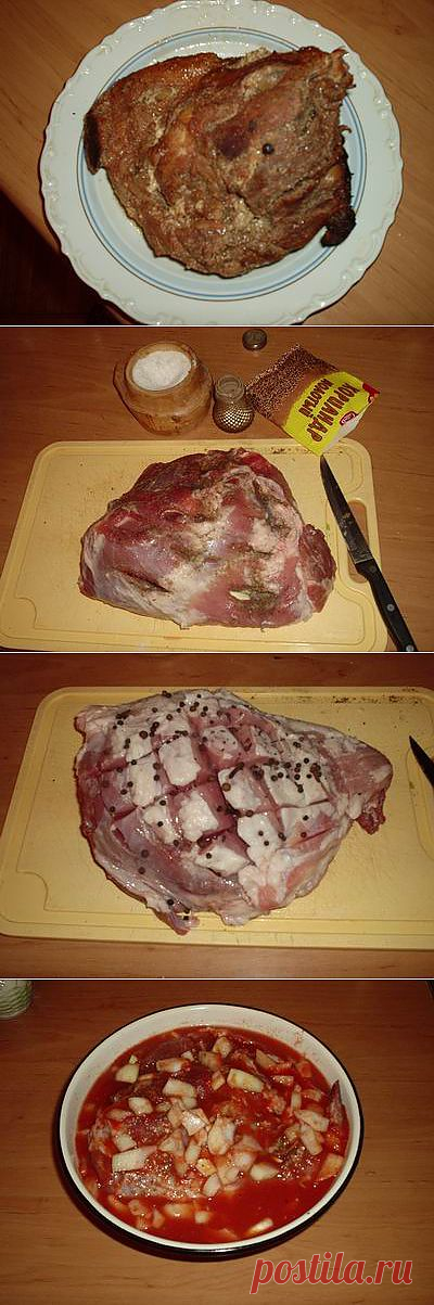 Маринованный окорок - кулинарные рецепты Поваренка с поварешкой