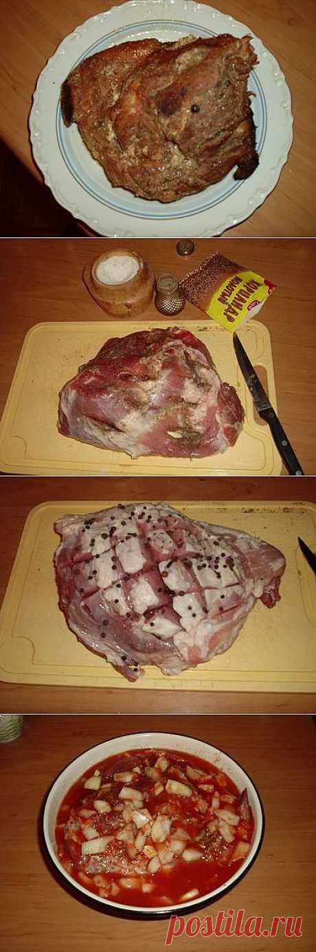 Маринованный окорок - кулинарные рецепты Поваренка с поварешкой