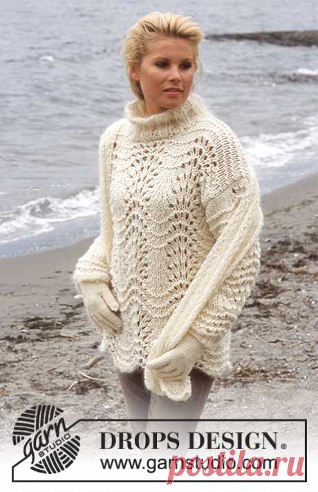 Sandy Waves / DROPS 76-13 - Gratis strikkeopskrifter fra DROPS Design