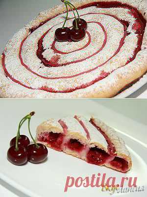 ВкусЛандия - Кольцевой пирог с вишней (видео)