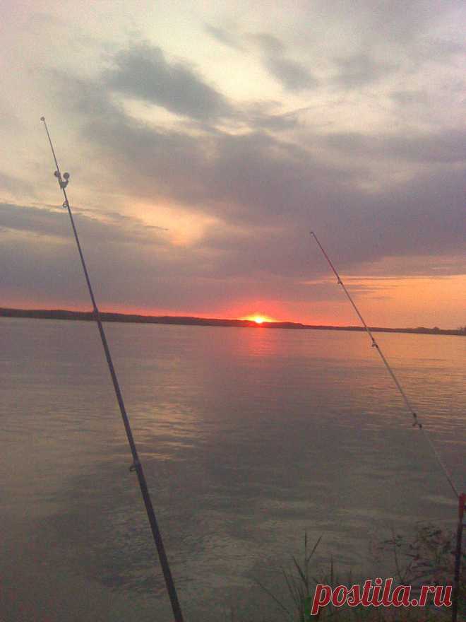 Утро на рыбалке, р.Или.