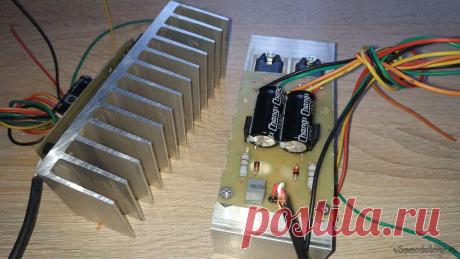 Усилитель звука по схеме Дорофеева на  SMD компонентах Приветствую дорогие самоделкины! Рад представить Вашему вниманию проверенную временем схему усилителя звуковой частоты по схеме Дорофеева выполненную на одном операционном усилителе и четырех транзисторах. Схема очень простая, не требует никакой настройки, начинает работать сразу после сборки и под