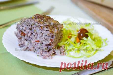 Мясной рулет на немецкий лад...