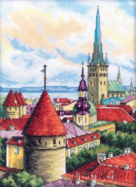 Вышивка &quot;Таллин&quot; - Скачать схему бесплатно на сайте Stitchart.net