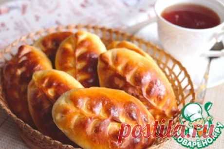 Пирожки печеные с рисом и грибами - кулинарный рецепт
