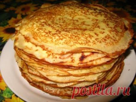 #Блины на минералке постные – несколько хороших рецептов
Блины на минералке получаются очень воздушными и кружевными. Попробуйте, вам обязательно понравятся.