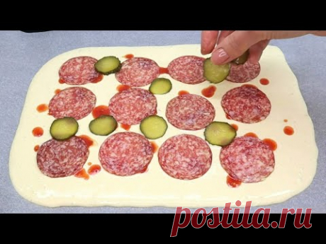 Вот так нужно готовить тесто для пиццы! 🍕ПИЦЦА 5 рецептов! Настоящая вкусная  -  никаких сложностей!