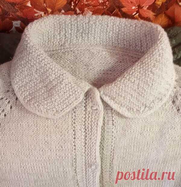 Женская кофточка с отложным 
