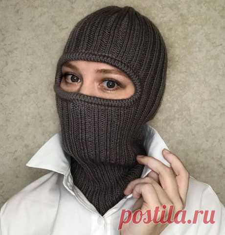 Бесплатное описание. Балаклава (Вязание спицами) — Журнал Вдохновение Рукодельницы