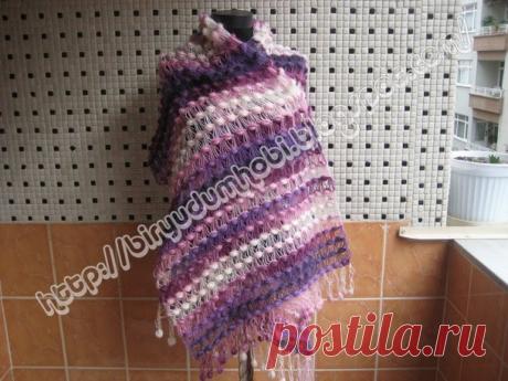 МК очень красивого палантина из секционной пряжи!!! - Вязание - Страна Мам