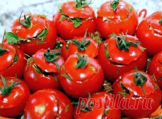 Самые вкусные рецепты: Малосольные помидоры по-армянски (с чесноком)