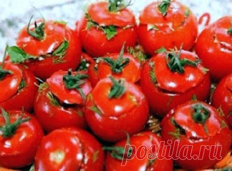 Самые вкусные рецепты: Малосольные помидоры по-армянски (с чесноком)