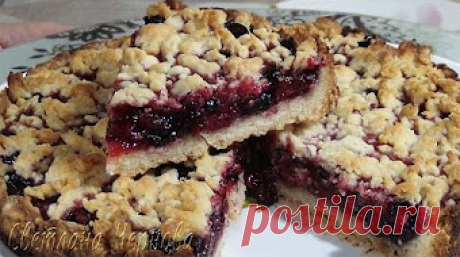 Обалденно вкусный сметанный пирог с ягодами (Sour creampie with berries - YouTube