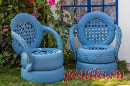 Очень много идей что сделать со старыми шинами… Забирайте на заметку! — Дом и Сад