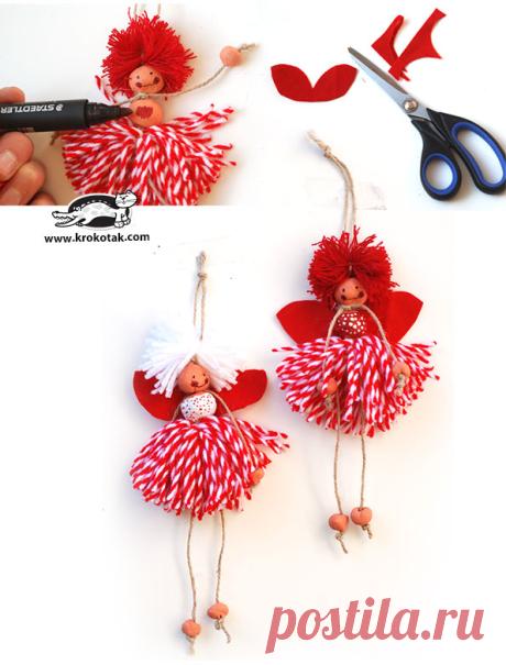 krokotak | How to Make Yarn Dolls