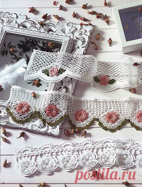 Вязаная кайма .