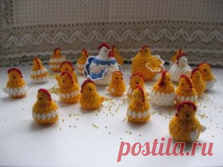 Мастер-класс цыпляток-сувениров...