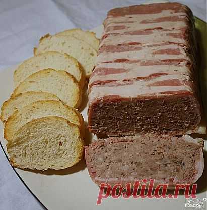 Паштет из субпродуктов в беконе..