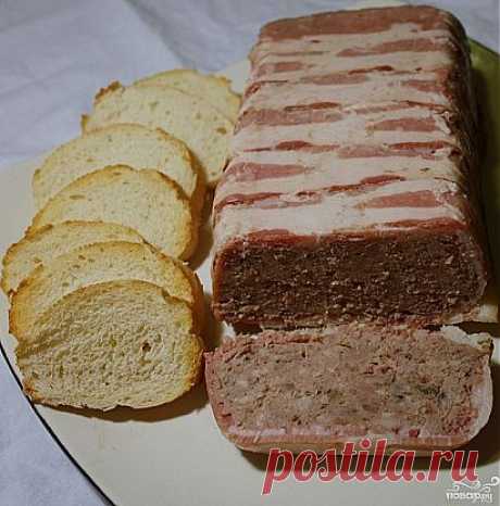 Паштет из субпродуктов в беконе..