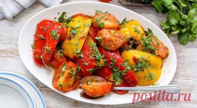 Салат из жареных овощей с пряностями рецепт с фото пошагово - 1000.menu