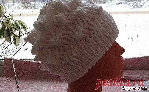 Комплект шапка и снуд красивым узором (Вязание спицами) | Журнал Вдохновение Рукодельницы