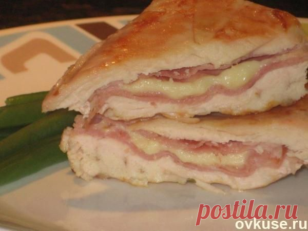 Куриные грудки с сыром и ветчиной - Простые рецепты Овкусе.ру