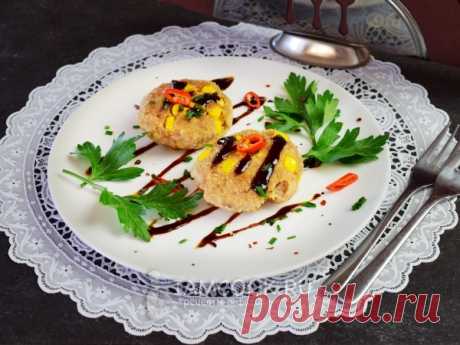 Котлеты из консервированного тунца и кукурузы