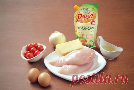 из помидоров черри и курицы - пошаговый рецепт с фото - салат из помидоров черри и курицы - как готовить: ингредиенты, состав, время приготовления - Леди@Mail.Ru