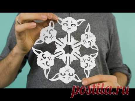Star Wars Paper Snowflakes