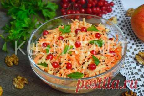 Салат из моркови с яблоком и изюмом. Пошаговый рецепт с фото - Кушать нет