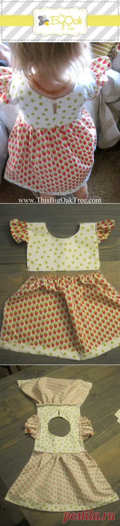 This Big Oak Tree: Sweet as a Berry Little Girl Dress {tutorial}