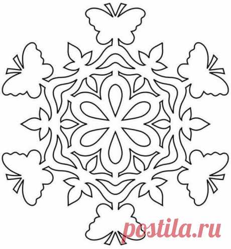 Трафареты на окна для вырезания из бумаги к новому году 2020